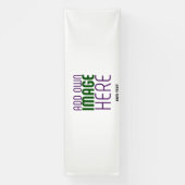 BANDEROLES MODÈLE DE TEXTE D'IMAGE BLANCHE SIMPLE MODERNE (Verticale)