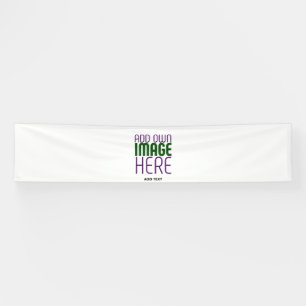BANDEROLES MODÈLE DE TEXTE D'IMAGE BLANCHE SIMPLE MODERNE