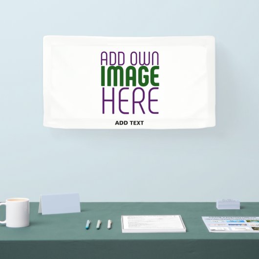 BANDEROLES MODÈLE DE TEXTE D'IMAGE BLANCHE SIMPLE MODERNE (Salon professionnel)