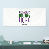 BANDEROLES MODÈLE DE TEXTE D'IMAGE BLANCHE SIMPLE MODERNE (Salon professionnel)