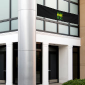 BANDEROLES MODÈLE DE TEXTE D'IMAGE NOIRE SIMPLE ET MODERNE (Bâtiment extérieur)