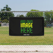 BANDEROLES MODÈLE DE TEXTE D'IMAGE NOIRE SIMPLE ET MODERNE (Insitu)