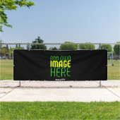 BANDEROLES MODÈLE DE TEXTE D'IMAGE NOIRE SIMPLE ET MODERNE (Insitu)