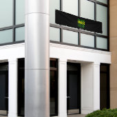 BANDEROLES MODÈLE DE TEXTE D'IMAGE NOIRE SIMPLE ET MODERNE (Bâtiment extérieur)