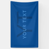 Banderoles Modèle de texte modifiable pour le nom monographiq (Vertical)