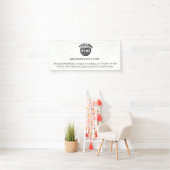 Banderoles Modèle du logo de l'entreprise (En situation)