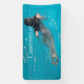 Banderoles Modèle féminin natation Thunder_Cove (Verticale)