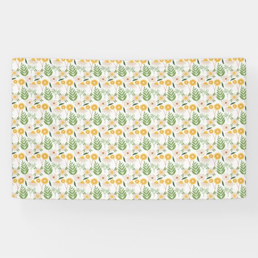 Banderoles Modèle floral (Horizontal)