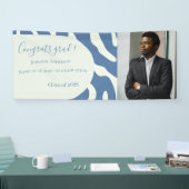 Banderoles Modern abstract Pattern Photo Graduation (Salon professionnel)