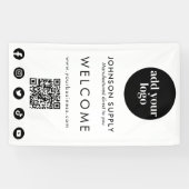 Banderoles Modern Business Company Logo d'entreprise et code  (Horizontal)