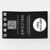 Banderoles Modern Business Company Logo d'entreprise et code  (Horizontal)