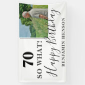 Banderoles Modern Funny 70 Alors Quel 70e anniversaire de la  (Vertical)