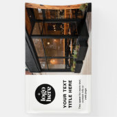 Banderoles Modern Logo Photo Professional Business (Vertical)