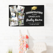Banderoles Modern Photo Collage Félicitations Diplôme (En situation)
