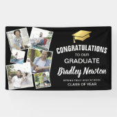 Banderoles Modern Photo Collage Félicitations Diplôme (Horizontal)