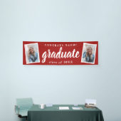 Banderoles Modern Script 2 Photo Graduation Party (Salon professionnel)