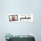 Banderoles Modern Script 2 Photo Graduation Party (Salon professionnel)