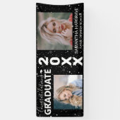 Banderoles Moderne 2 Photo Collage Graduation (Vertical)