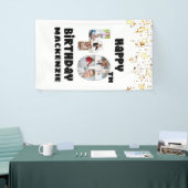 Banderoles Moderne 40e anniversaire 7 Photo Collage Numéros É (Salon professionnel)