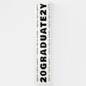 Banderoles Moderne Célébrez votre Grad Grad Classe de (Vertical)