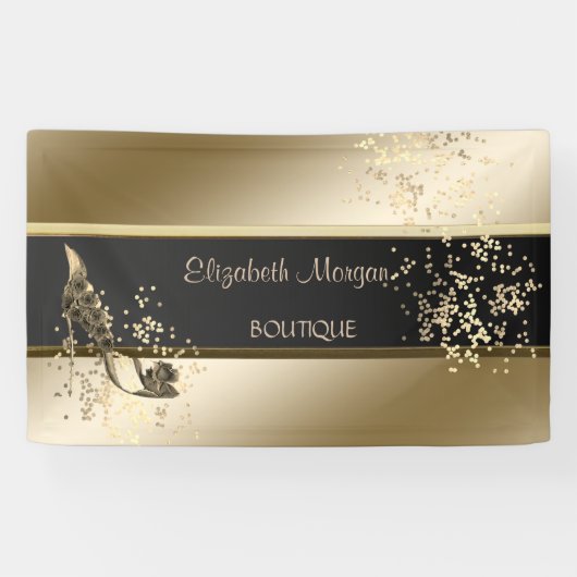 Banderoles Moderne Chic, Lumineux, Floral Hauts Talons (Horizontal)