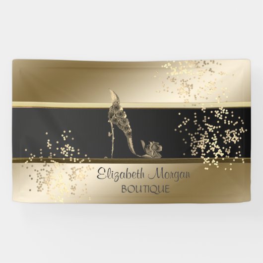 Banderoles Moderne Chic, Lumineux, Floral Hauts Talons (Horizontal)