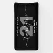 Banderoles Moderne Elégant 21e anniversaire (Verticale)