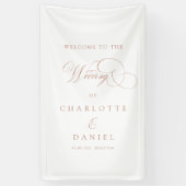 Banderoles Moderne, élégant, écriture manuscrite, mariage bla (Vertical)