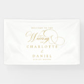 Banderoles Moderne, élégant, écriture manuscrite, mariage bla (Horizontal)