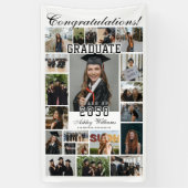 Banderoles Moderne Élégant Script 20 Diplôme Photo (Vertical)