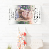 Banderoles Moderne Élégant Script Photo Overlay Graduation (En situation)