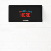 BANDEROLES MODERNE ET MODERNE PERSONNALISABLE NOIR VÉRIFIÉ (Insitu)