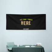 BANDEROLES MODERNE ET MODERNE PERSONNALISABLE NOIR VÉRIFIÉ (Salon professionnel)