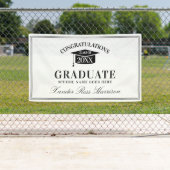 Banderoles Moderne Félicitations Diplômé (En situation)