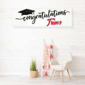 Banderoles Moderne Félicitations Diplôme (En situation)