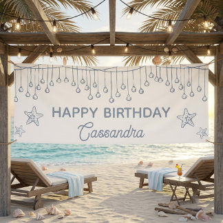Banderoles Moderne Fête d'Anniversaire sur la Côte Bleue Pous