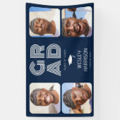 Banderoles Moderne GRAD 4x collage photo Graduate (Vertical)