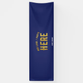 BANDEROLES MODERNE MODERNE ET MODERNE MARINE BLEUE VÉRIFIÉE M (Vertical)