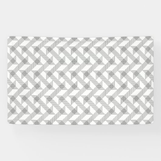 Banderoles Moderne, simple, cool, urbain zigzag ligne motif (Horizontal)