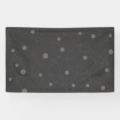 Banderoles Moderne, simple, ludique, amusant motif de cercles (Horizontal)