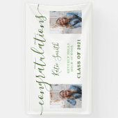 Banderoles Modernité Script Calligraphie Graduation 2 Photo (Vertical)