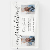 Banderoles Modernité Script Calligraphie Graduation 2 Photo (Vertical)