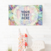 Banderoles Modes de vie - Art neurographique Motif 1 (En situation)