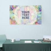 Banderoles Modes de vie - Art neurographique Motif 1 (Salon professionnel)