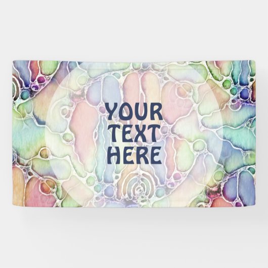 Banderoles Modes de vie - Art neurographique Motif 1 (Horizontal)