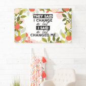 Banderoles Modifier les devis avec le Motif d'arbre fruitier (En situation)