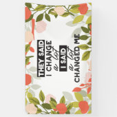 Banderoles Modifier les devis avec le Motif d'arbre fruitier (Vertical)