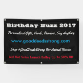 Banderoles Modifier pour convenir à l'entreprise (Horizontal)