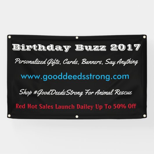 Banderoles Modifier pour convenir à l'entreprise (Horizontal)