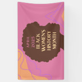 Banderoles Mois de l'histoire des femmes noires (Vertical)